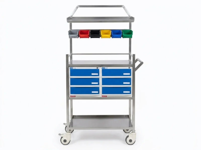 Elite crash cart ss frame sspl550 17 06 2026 f0b2658d - SkyMedIdent