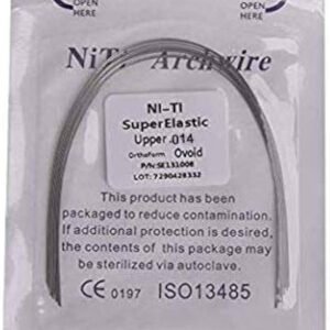 Jaypee super flex niti preformed arch wire round 0014 inch upper pack of 10 jpnit14u 26 NOEn70T - SkyMedIdent