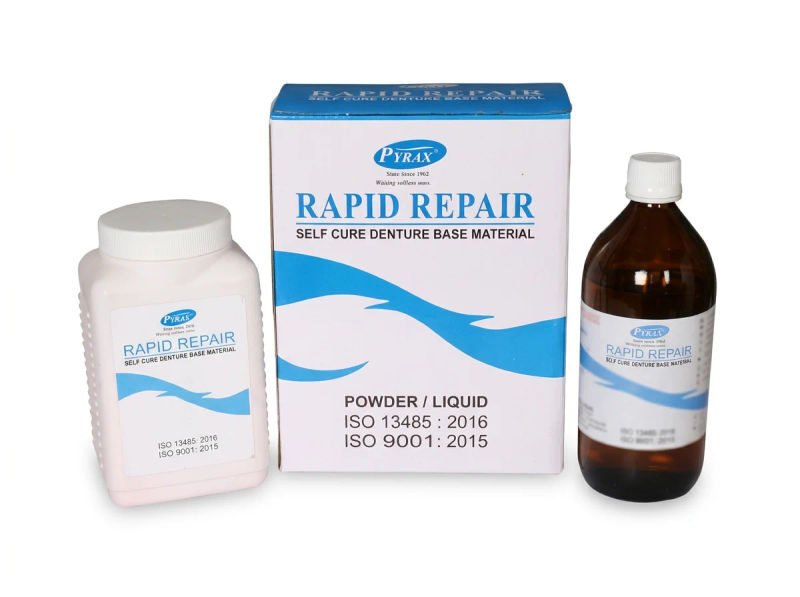 Pyrax self cure rapid repair powder denture relining material 100gm clear 06 04 2026 04ea429a - SkyMedIdent