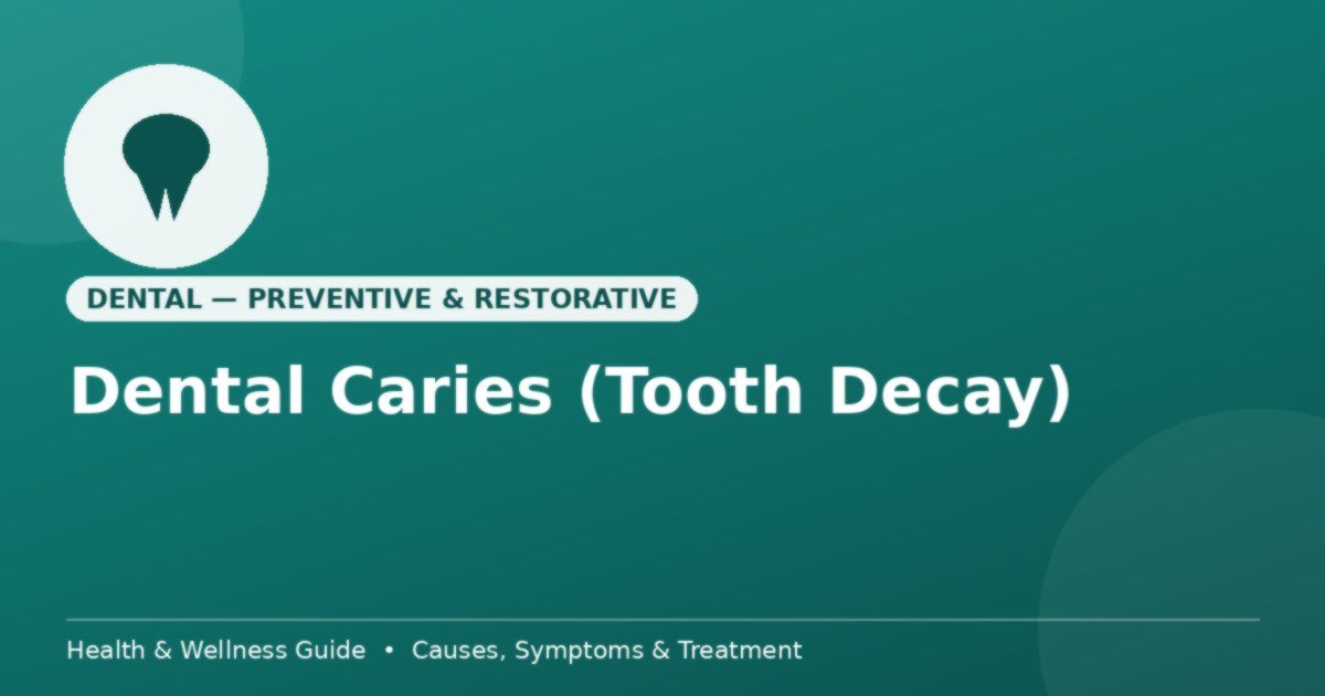001 dental caries tooth decay
